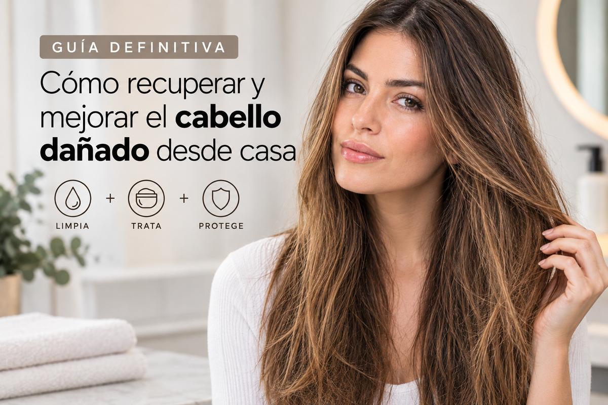 Cómo cuidar el cabello dañado en casa: rutina paso a paso