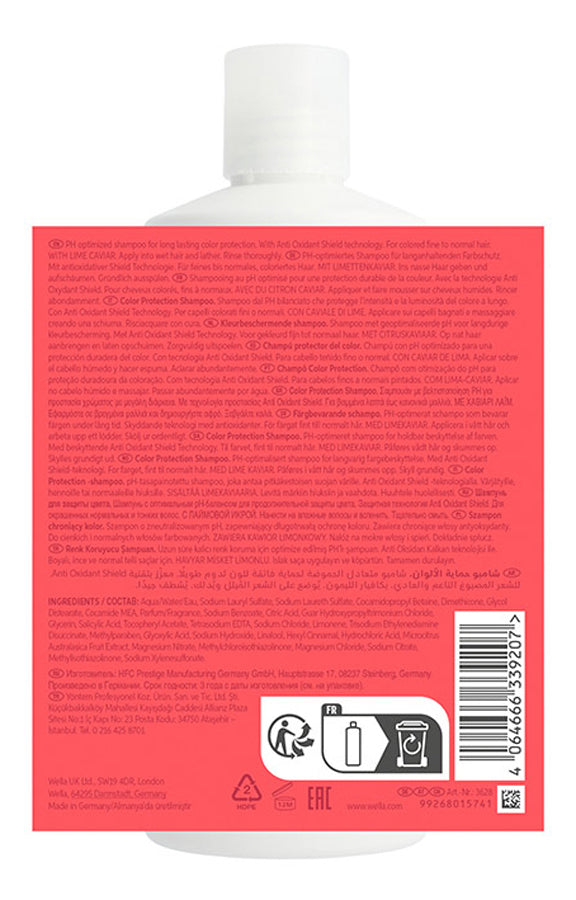 Champú Invigo Color Brilliance Cabello Fino 500ml Wella Professionals