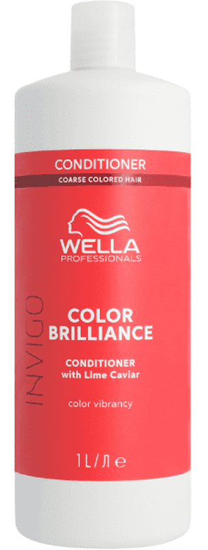 Acondicionador Cabello Grueso 1000ml Invigo Color Brilliance Wella Professionals