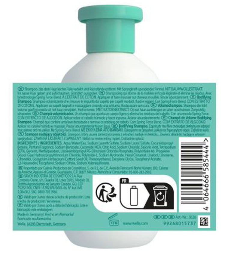 Champú Volume Boost Invigo Wella Professionals