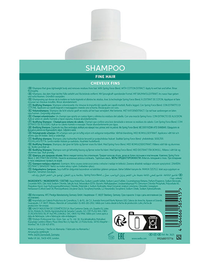 Champú Volume Boost 1000ml Invigo Wella Professionals