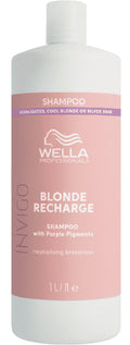 Champú Blonde Recharge 1000ml Cabello Rubio Wella Invigo