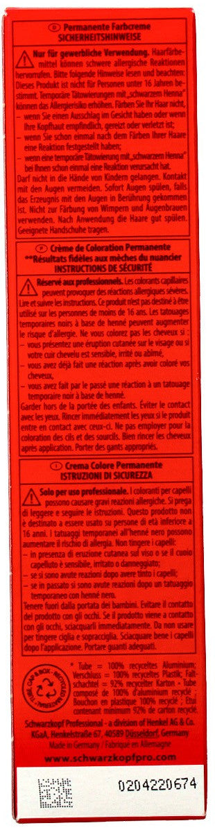 Tinte Igora Royal 7-77 Rubio Medio Cobrizo Intenso Schwarzkopf Professional