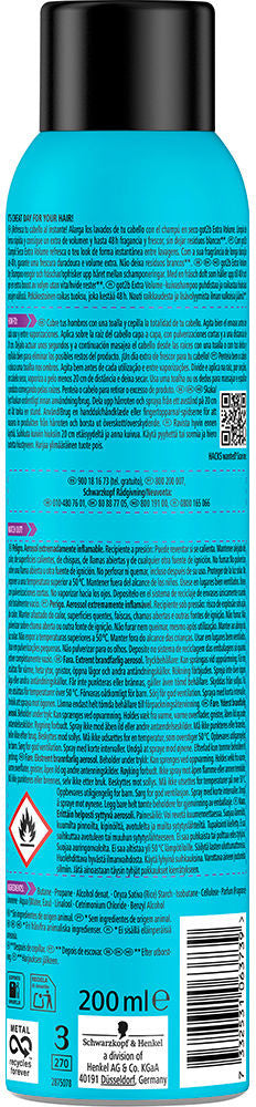 Champú en Seco con Volumen Instantáneo GOT2B DRY SHAMPOO Extra Volume Schwarzkopf