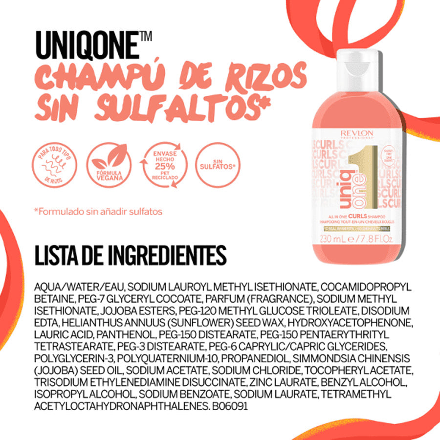 Champú Rizos Uniq One Curls Revlon