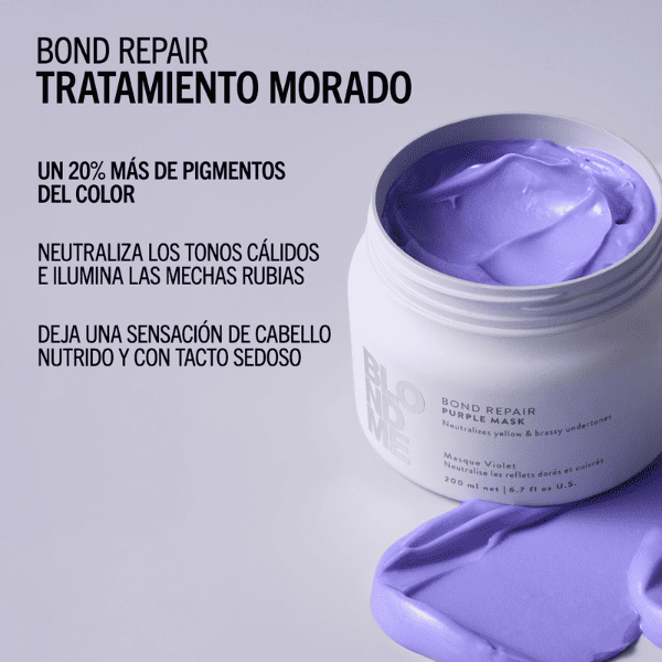 Tratamiento Morado Bond Repair BlondMe Schwarzkopf Professional