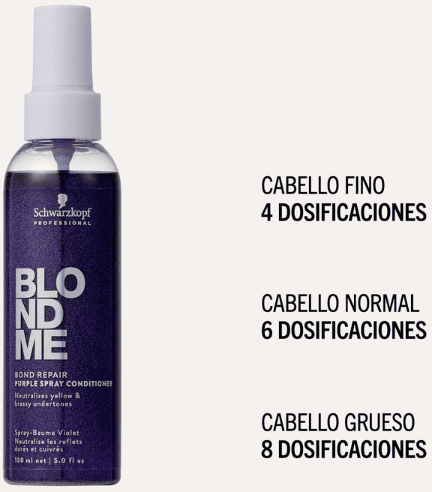 Spray Acondicionador Morado Bond Repair BlondMe Schwarzkopf Professional