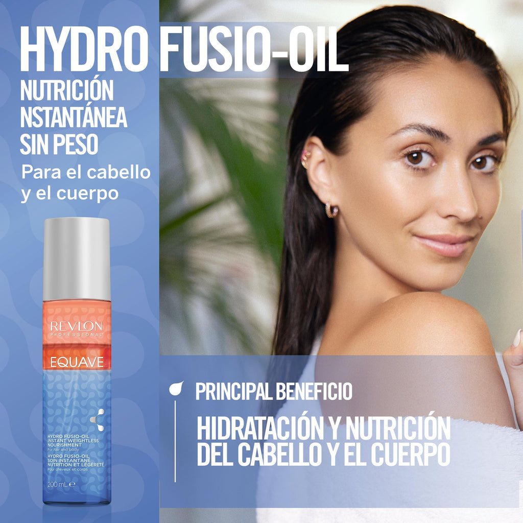 Hydro Fusion-Oil Nutrición Instantánea 3 Fases Revlon Professional Equave