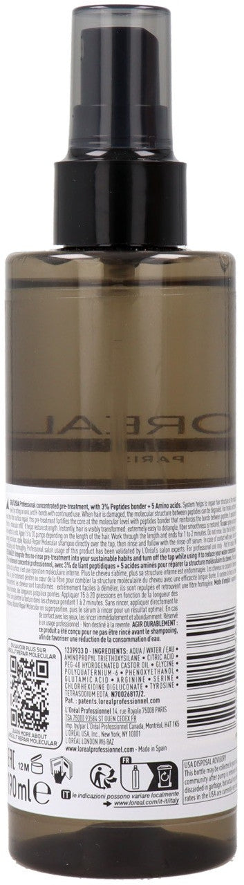 Pretratamiento Reparador Profundo para Cabello Dañado L'Oréal Expert Absolut Repair Molecular