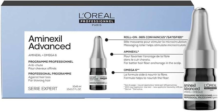 Tratamiento Sérum Activador Anticaída (Serie Expert 10 ampollas x 6 ml) Aminexil Advanced L'Oréal
