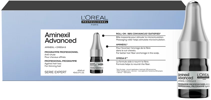 Tratamiento Sérum Activador Anticaída (Serie Expert 42 ampollas x 6 ml) Aminexil Advanced L'Oréal