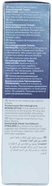 Sérum Nocturno Anticaída Night Density Rescue Serum Nioxin