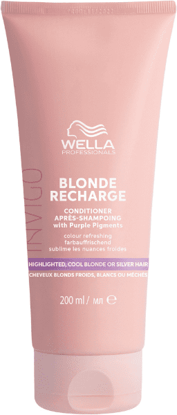 Acondicionador Blonde Recharge Cabello Rubio Wella Invigo