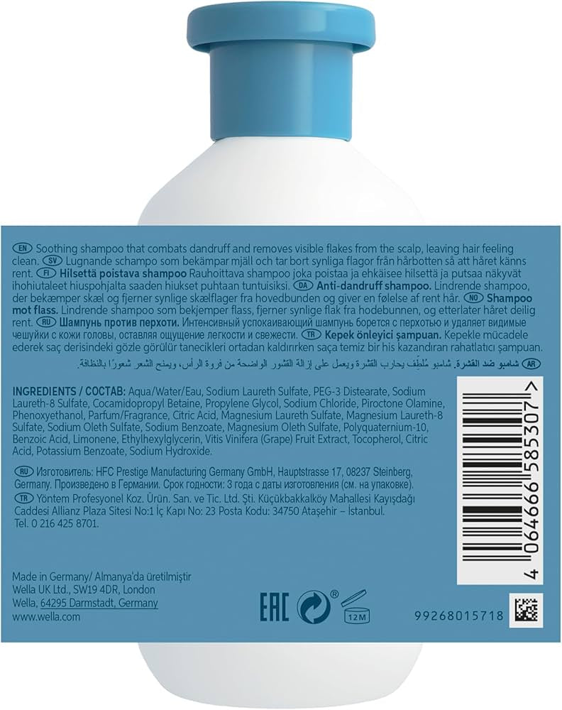 Champú Anticaspa Invigo Scalp Balance Anti-Dandruff Wella Professionals