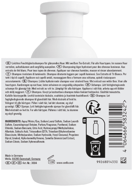 Champú Oil Reflections Luminous Reveal Wella Professionals