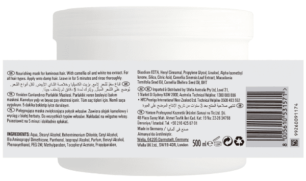 Mascarilla Oil Reflections Luminous Reboost 500ml Wella Professionals