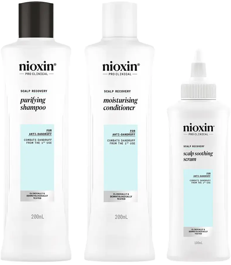 Kit Scalp Recovery Tratamiento Anticaspa Completo Nioxin
