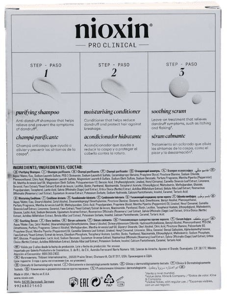 Kit Scalp Recovery Tratamiento Anticaspa Completo Nioxin