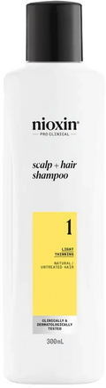 Champú Engrosador para Cabello Natural con Debilitamiento Ligero Sistema 1 Nioxin