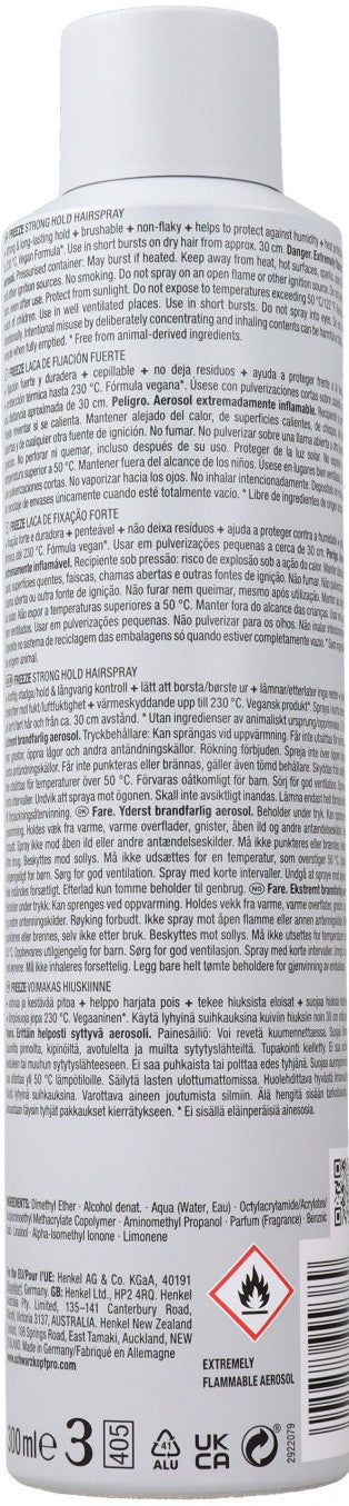 Spray Osis+ Freeze Schwarzkopf professional
