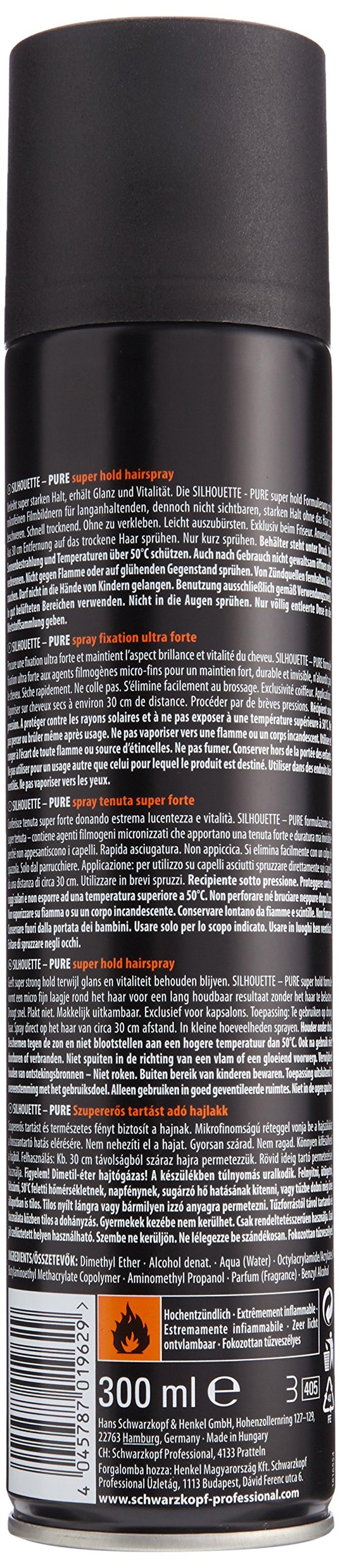Laca Extrafuerte Silhouette Super Hold Schwarzkopf Professional