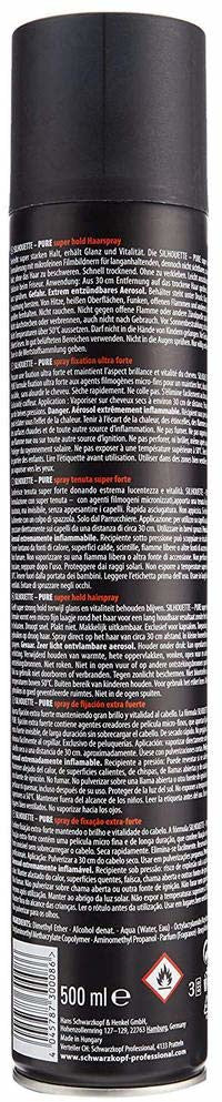 Laca Extrafuerte Silhouette Super Hold Schwarzkopf Professional