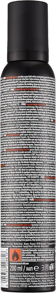 Espuma Extrafuerte Silhouette Super Hold Schwarzkopf Professional