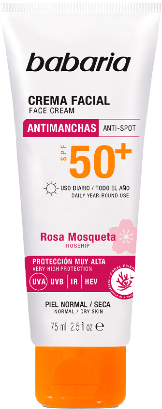Crema Solar Anti-manchas SPF50+ Babaria