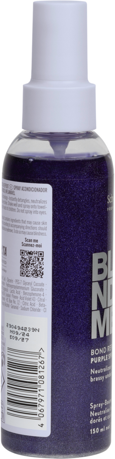 Spray Acondicionador Morado Bond Repair BLONDME Schwarzkopf Professional