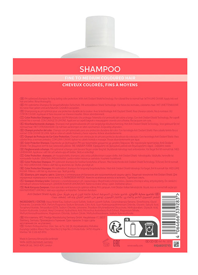 Champú Invigo Color Brilliance Cabello Fino 1000ml Wella Professionals