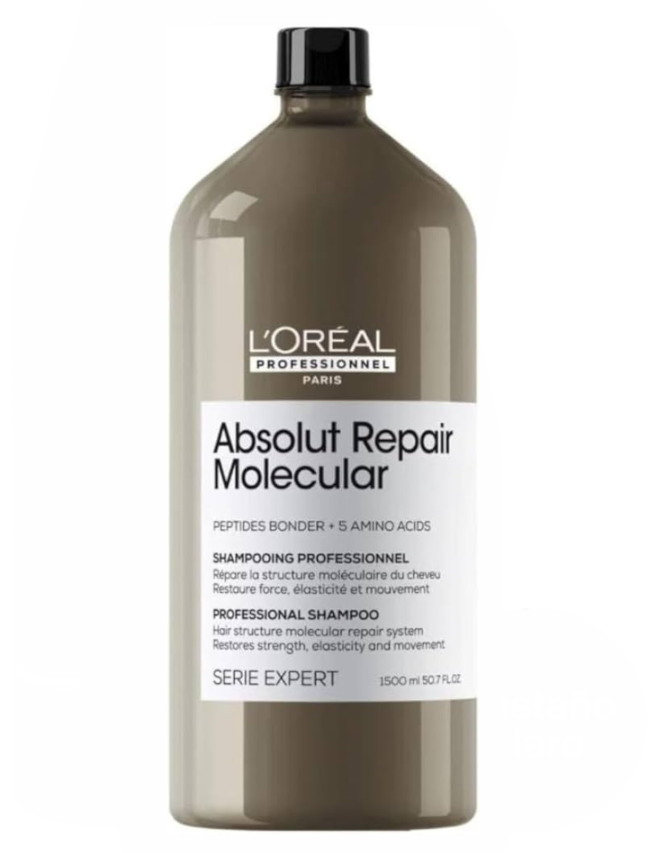 Champú Absolut Repair Molecular repara y fortalece 1500ml L`Oréal Serie Expert
