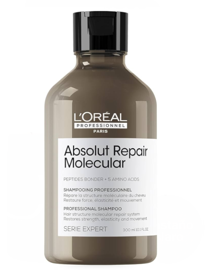 Champú Absolut Repair Molecular repara y fortalece L`Oréal Serie Expert