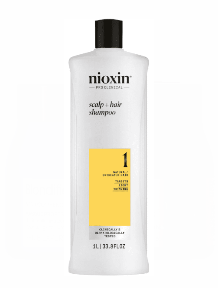 Nioxin Sistema 1 Champú para cabello natural 1000 ml