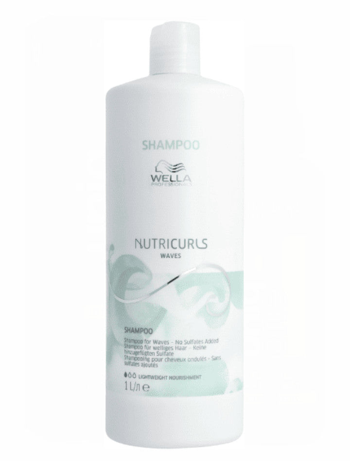 Wella Nutricurls Waves Champú para Cabello Ondulado 1000 ml