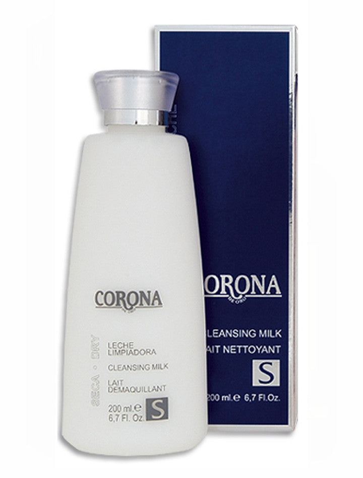 Corona de Oro Leche Limpiadora Facial para Piel Seca 200 ml