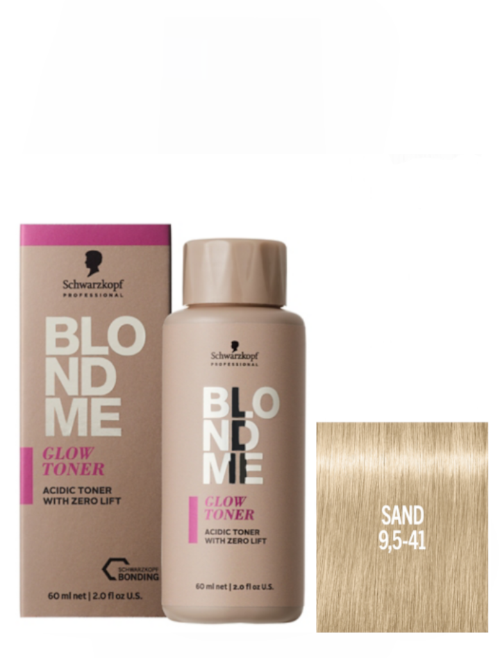 Matizador muy ácido Blondme de Schwarzkopf tono Arena 9.5-41 en envase de 60ml