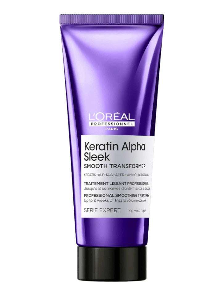 L’Oréal Professionnel Keratin Alpha Sleek Smooth Transformer Tratamiento Antiencrespamiento 200 ml