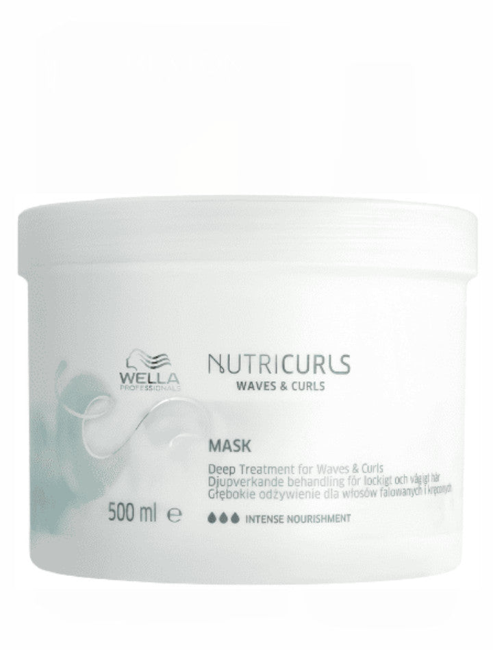 Wella Nutricurls Mascarilla Intensiva para Rizos y Ondas 500 ml