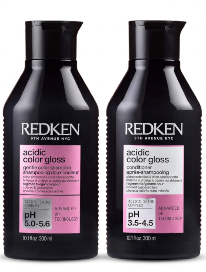 Pack Redken Acidic Color Gloss Champú + Acondicionador 300 ml + 300 ml