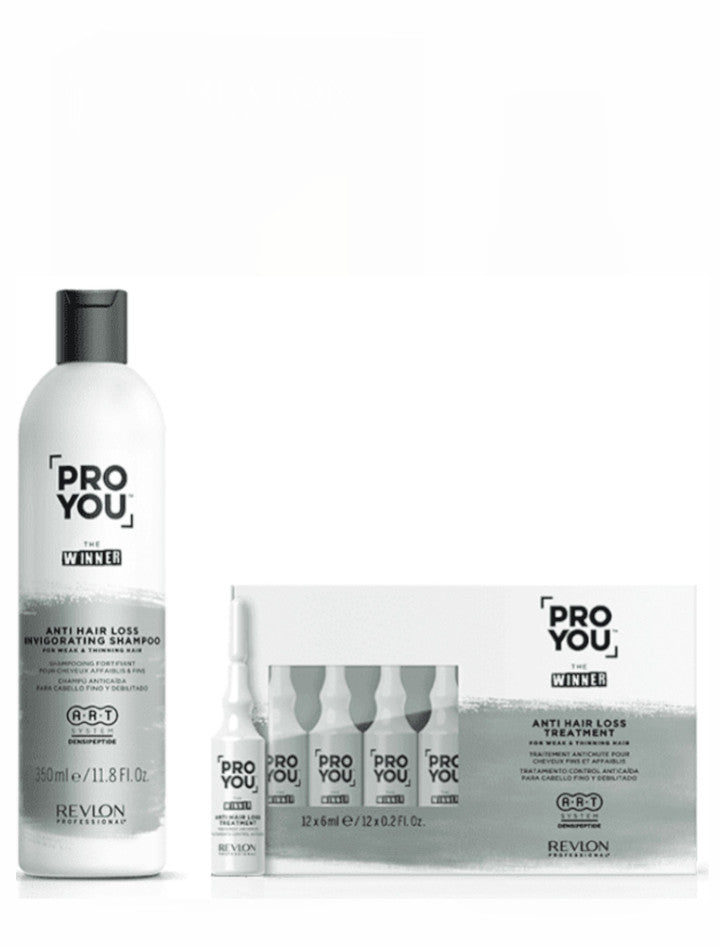 Revlon ProYou Pack Anticaída: Champú 350 ml + Ampollas 12 x 6 ml