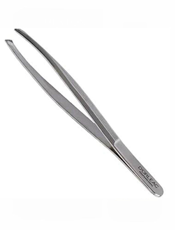 D'Orleac Pinza de Depilar de Acero con Punta Oblicua