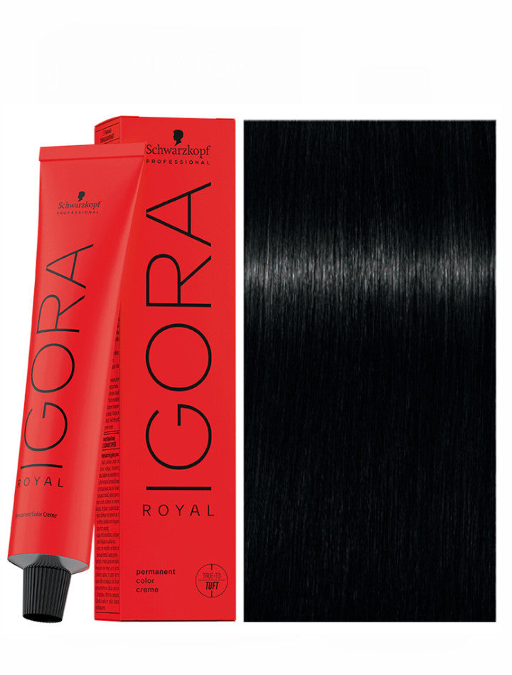 Schwarzkopf Igora Royal 1-0 Tinte Negro Natural 60 ml