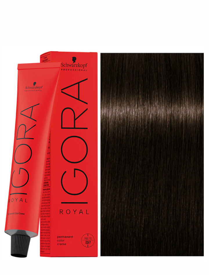 Schwarzkopf Igora Royal 4-0 Tinte Castaño Medio Natural 60 ml