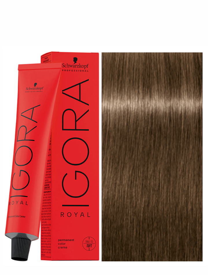 Tinte Permanente Schwarzkopf Igora Royal 7-0 Rubio Medio Natural (60 ml)
