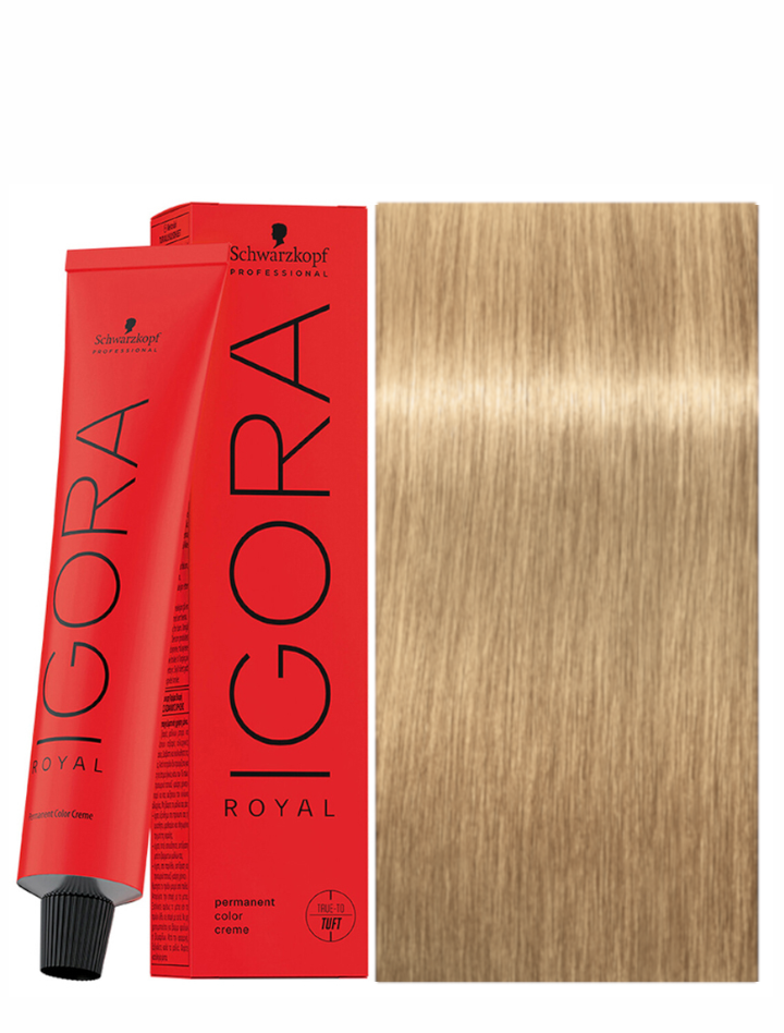 Tinte Permanente Schwarzkopf Igora Royal 9-0 Rubio Muy Claro Natural (60 ml)