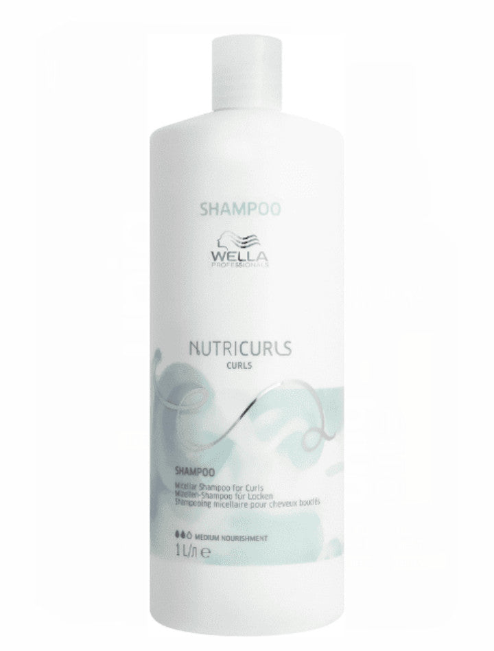 Wella Nutricurls Curls Champú Micelar para Cabello Rizado 1000 ml