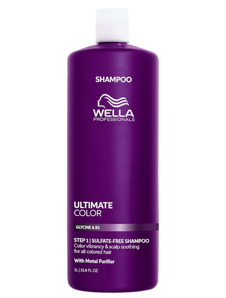 Wella Professionals Ultimate Color Champú Sin Sulfatos para Cabello Teñido 1000 ml