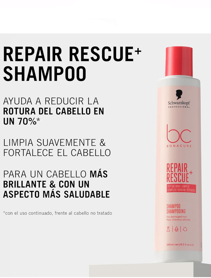 Champú Repair Rescue BC Bond Complex Schwarzkopf Professional