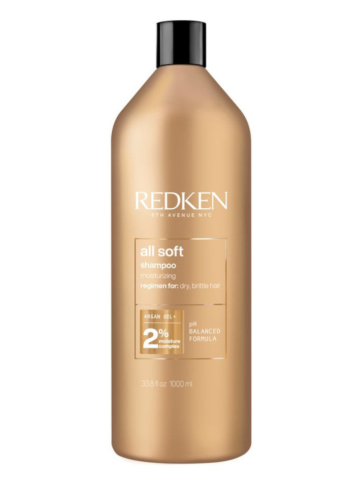 Champú Hidratante Redken All Soft 1000 ml para Cabello Seco