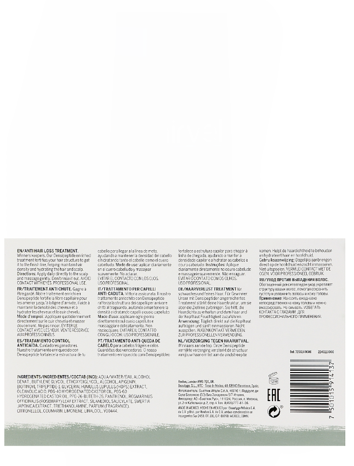 Tratamiento Anticaída The Winner Anti-hair Loss ProYou Revlon